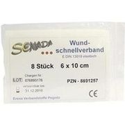 ERENA SENADA WUNDSCHNELL VERBAND 10X6CM, 8 St.