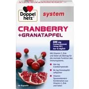 Doppelherz system Cranberry + Granatapfel Kapseln 60 Stk.