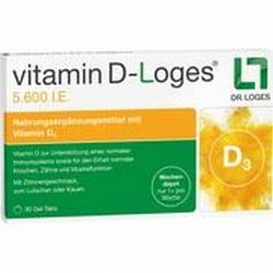 Dr. Loges Vitamin D-Loges 5.600 I. E. Kautabletten 30 Stk.