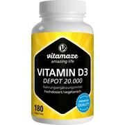 Vitamaze Vispura Vitamin D3 Depot 20.000 IE extra hochdosiert 180 Tabletten Vitamaze Vispura Vitamin D3 Depot 20.000 IE extra hochdosiert 180 Tabletten