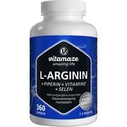Vitamaze Vispura L-Arginin hochdosiert + Piperin + Vitamine + Selen 360 Kapseln Vitamaze Vispura L-Arginin hochdosiert + Piperin + Vitamine + Selen 360 Kapseln