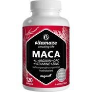 Vitamaze Vispura Maca hochdosiert + L-Arginin + OPC + Vitamine + Zink 120 Kapseln
