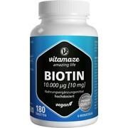 Vitamaze Biotin 10 mg hochdosiert 180 Tabletten Vitamaze Biotin 10 mg hochdosiert 180 Tabletten