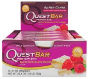 Quest Nutrition White Chocolate Raspberry 12 x 60 g Quest Nutrition White Chocolate Raspberry 12 x 60 g