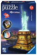 Ravensburger 3D Puzzle Freiheitsstatue bei Nacht