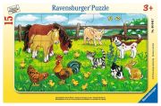 Ravensburger Puzzle Bauernhoftiere auf der Wiese
