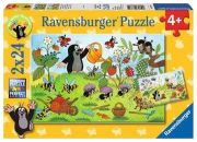 Ravensburger Puzzle Der Maulwurf im Garten 2 x 24 Teile