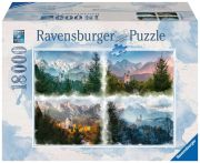 Ravensburger Puzzle Märchenschloss in 4 Jahreszeiten
