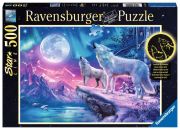 Ravensburger Wolf im Nordlicht