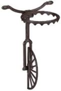 Relaxdays 2x Wand Blumenhalter Einrad (10040884)