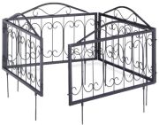 Relaxdays Beetzaun Metall GOTH Ornamente 16-tlg. (10022112) Relaxdays Beetzaun Metall GOTH Ornamente 16-tlg. (10022112)