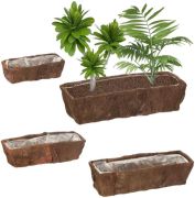Relaxdays Blumenkasten 4er Set (10042582) Relaxdays Blumenkasten 4er Set (10042582)