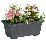 Relaxdays Blumenkasten 4er Set schmal (10036006) Relaxdays Blumenkasten 4er Set schmal (10036006)