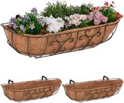 Relaxdays Blumenkasten Balkon 3er Set (10037892) Relaxdays Blumenkasten Balkon 3er Set (10037892)