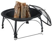 Relaxdays Feuerschale mit Funkenschutzgitter (10033788) Relaxdays Feuerschale mit Funkenschutzgitter (10033788)