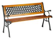 Relaxdays Gartenbank Flechtdesign (10026110) Relaxdays Gartenbank Flechtdesign (10026110)