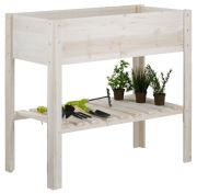 Relaxdays Hochbeet Holz Weiß (10026323) Relaxdays Hochbeet Holz Weiß (10026323)