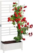 Relaxdays Pflanzkasten mit Spalierwand (10045604)