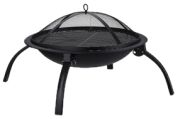 Relaxdays XL Feuerschale mit Grillzubehör ohne Tragetasche Relaxdays XL Feuerschale mit Grillzubehör ohne Tragetasche