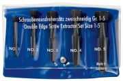 Rennsteig Schraubenausdreher-Satz zweischneidig 5-teilig