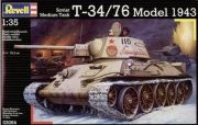 Revell Sov. mittlerer Kampfpanzer T-34/76 Modell 1943