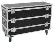 Roadinger Flightcase 12x LED-Leiste Größe L