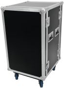 Roadinger Rack Profi 18HE 45 cm mit Rollen