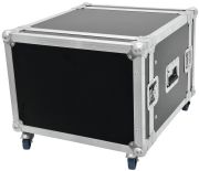 Roadinger Rack Profi 8HE 45 cm mit Rollen