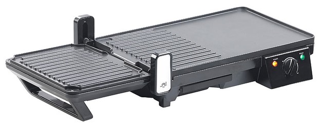 Rosenstein & Söhne Elektrischer 2in1-Tischgrill (NX-9700) Rosenstein & Söhne Elektrischer 2in1-Tischgrill (NX-9700)