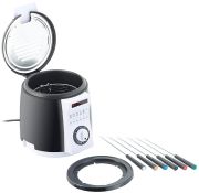 Rosenstein & Söhne Tisch-Fritteuse mit Fondue-Set (NC-3834)