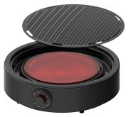 Rosenstein & Söhne 2in1-Glaskeramik-Kochplatte & Infrarot-Tischgrill (NX-6464) Rosenstein & Söhne 2in1-Glaskeramik-Kochplatte & Infrarot-Tischgrill (NX-6464)