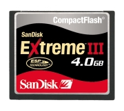 SanDisk CompactFlash Extreme III 4GB