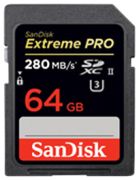 SanDisk Extreme Pro SDXC UHS-II 64GB SanDisk Extreme Pro SDXC UHS-II 64GB