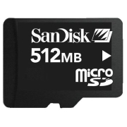SanDisk microSD (512MB)