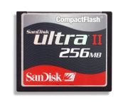 SanDisk CompactFlash Ultra II 256MB SanDisk CompactFlash Ultra II 256MB