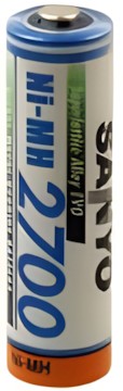 Sanyo HR-3U 2700 mAh