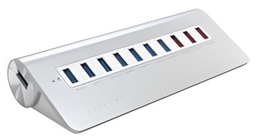 Satechi Aluminum 10-Port USB 3.0 Hub W/ 3 Charging Ports Satechi Aluminum 10-Port USB 3.0 Hub W/ 3 Charging Ports