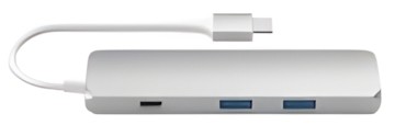 Satechi Aluminum Type-C Slim Multi-Port Adapter 4K Satechi Aluminum Type-C Slim Multi-Port Adapter 4K