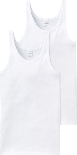 Schiesser Unterhemden Essentials Feinripp 2er-Pack (205144) Schiesser Unterhemden Essentials Feinripp 2er-Pack (205144)