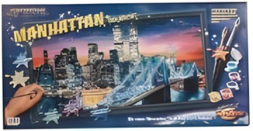 Schipper Malen nach Zahlen Manhattan bei Nacht