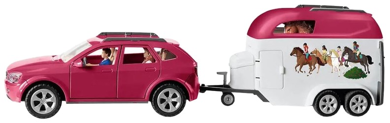 Schleich Horse Club Abenteuer mit Auto und Pferdeanhänger (42535)