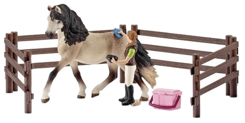 Schleich Pferdepflegeset, Andalusier 42270