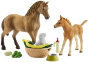 Schleich Sarahs Tierbaby-Pflege (42432)