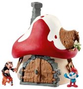 Schleich Die Schlümpfe -  Schlumpf Haus mit 2 Figuren (20803)