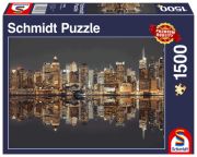 Schmidt Spiele Puzzle New York Skyline bei Nacht