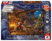 Schmidt Spiele Puzzle Thomas Kinkade Der Weihnachtsmann und seine Wichtel Schmidt Spiele Puzzle Thomas Kinkade Der Weihnachtsmann und seine Wichtel