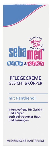 Sebamed Baby & Kind Pflegecreme Gesicht & Körper 75 ml