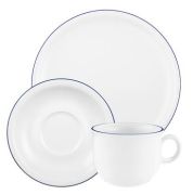 Seltmann-Weiden Compact Blaurand Kaffeeservice 18-tlg. Seltmann-Weiden Compact Blaurand Kaffeeservice 18-tlg.