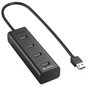 Sharkoon 4-Port USB 3.0 Aluminium Hub