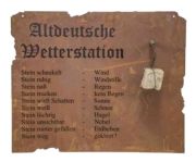 Siena Garden Altdeutsche Wetterstation zum Hängen